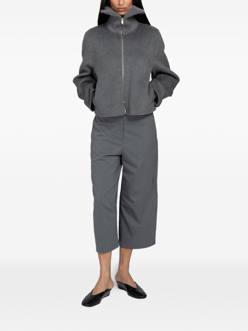 SAMSØE SAMSØE Sacleo ribbed-neck jacket outlook