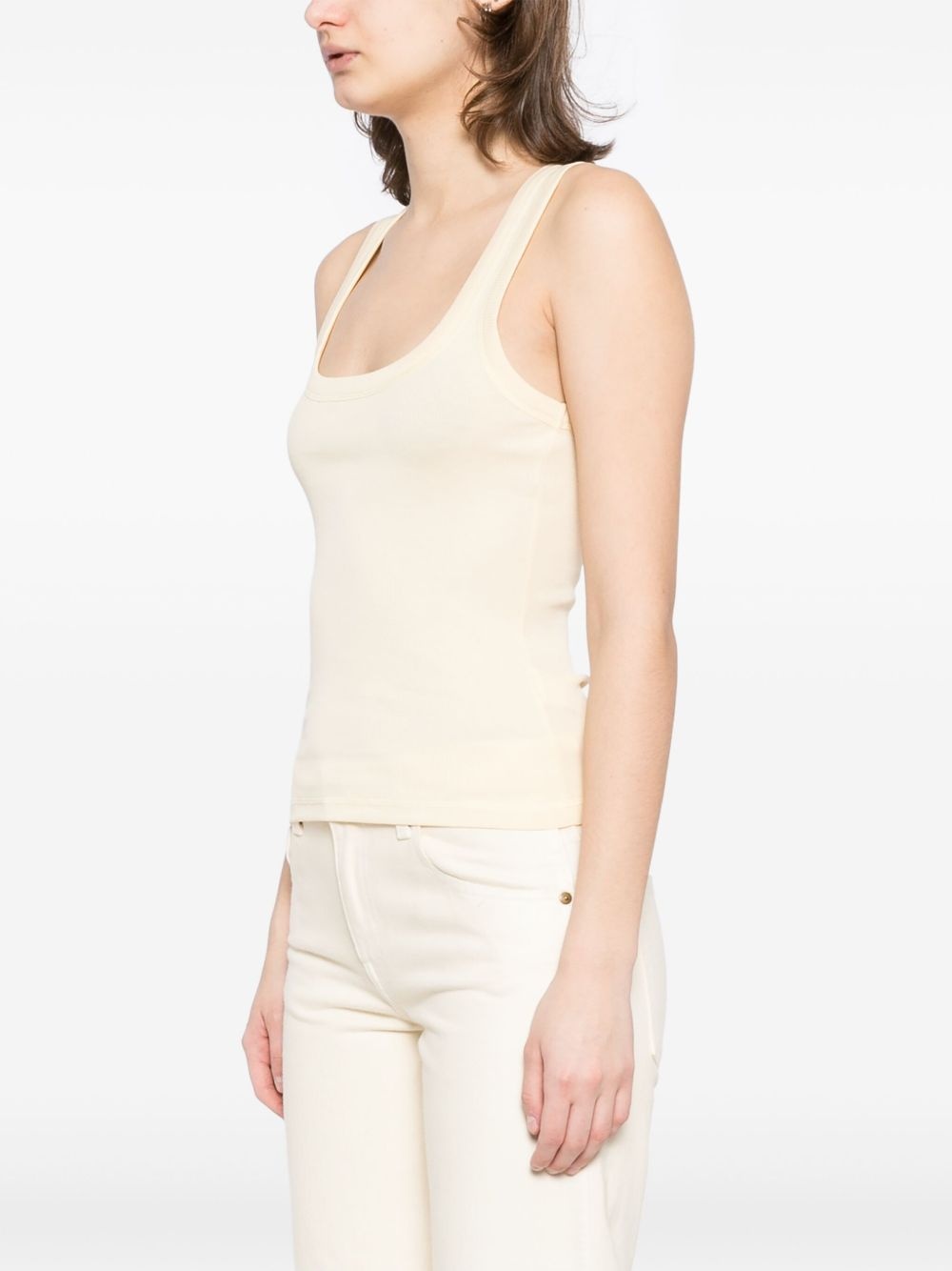 logo patch vest - 3
