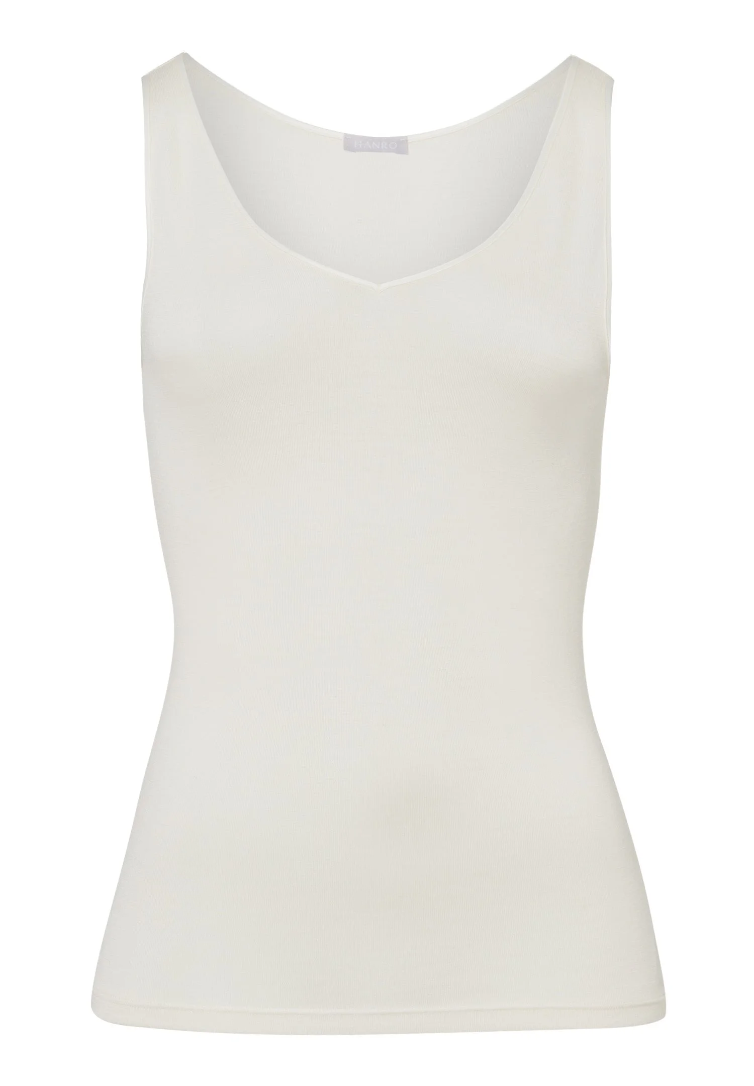 Woolen Silk W Wool And Silk V-Neck Tank Top - 1