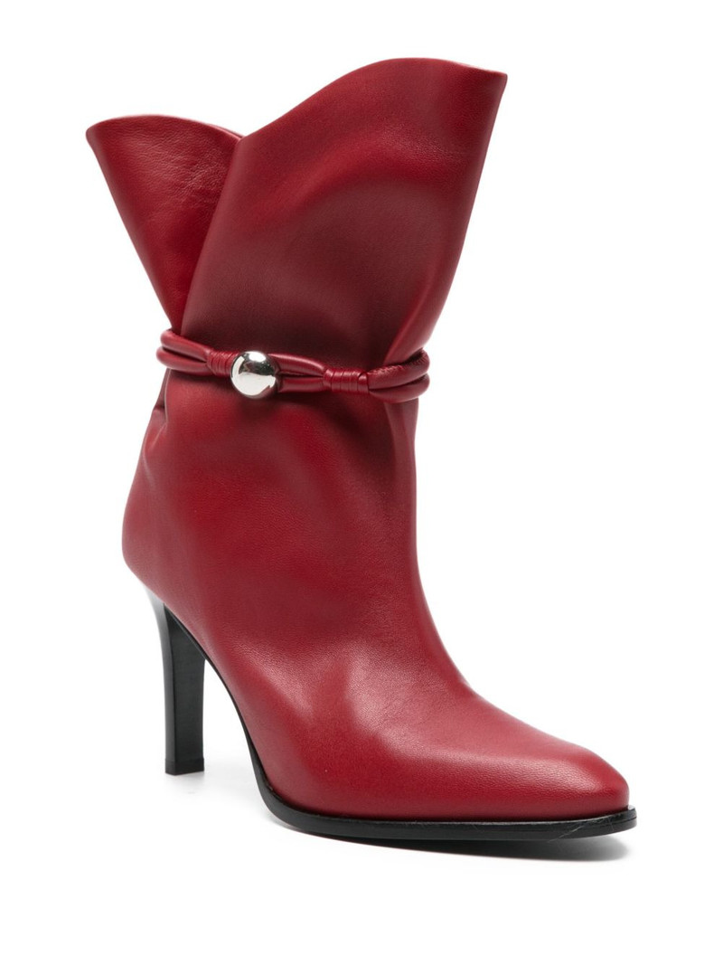 Isabel Marant 90mm Lolya leather boots outlook