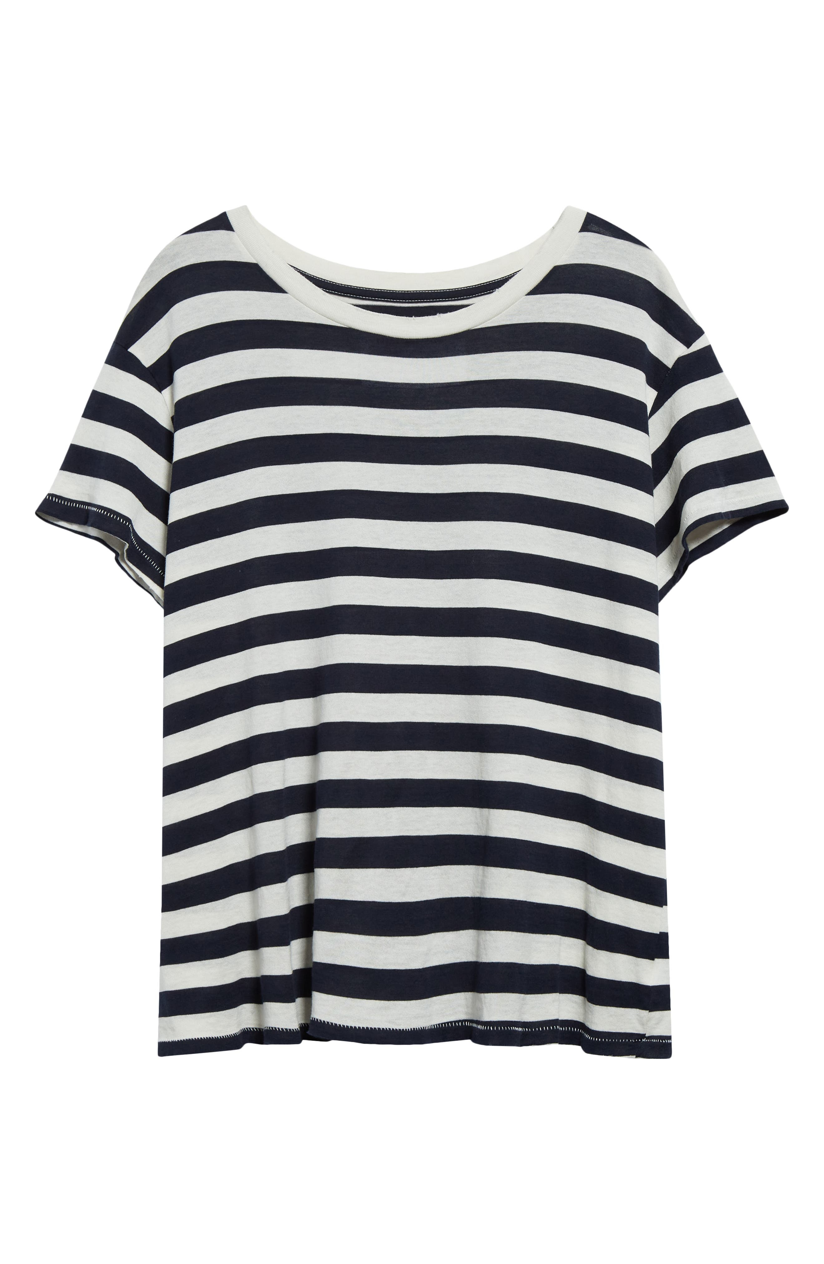 Brady Stripe Cotton T-Shirt - 5