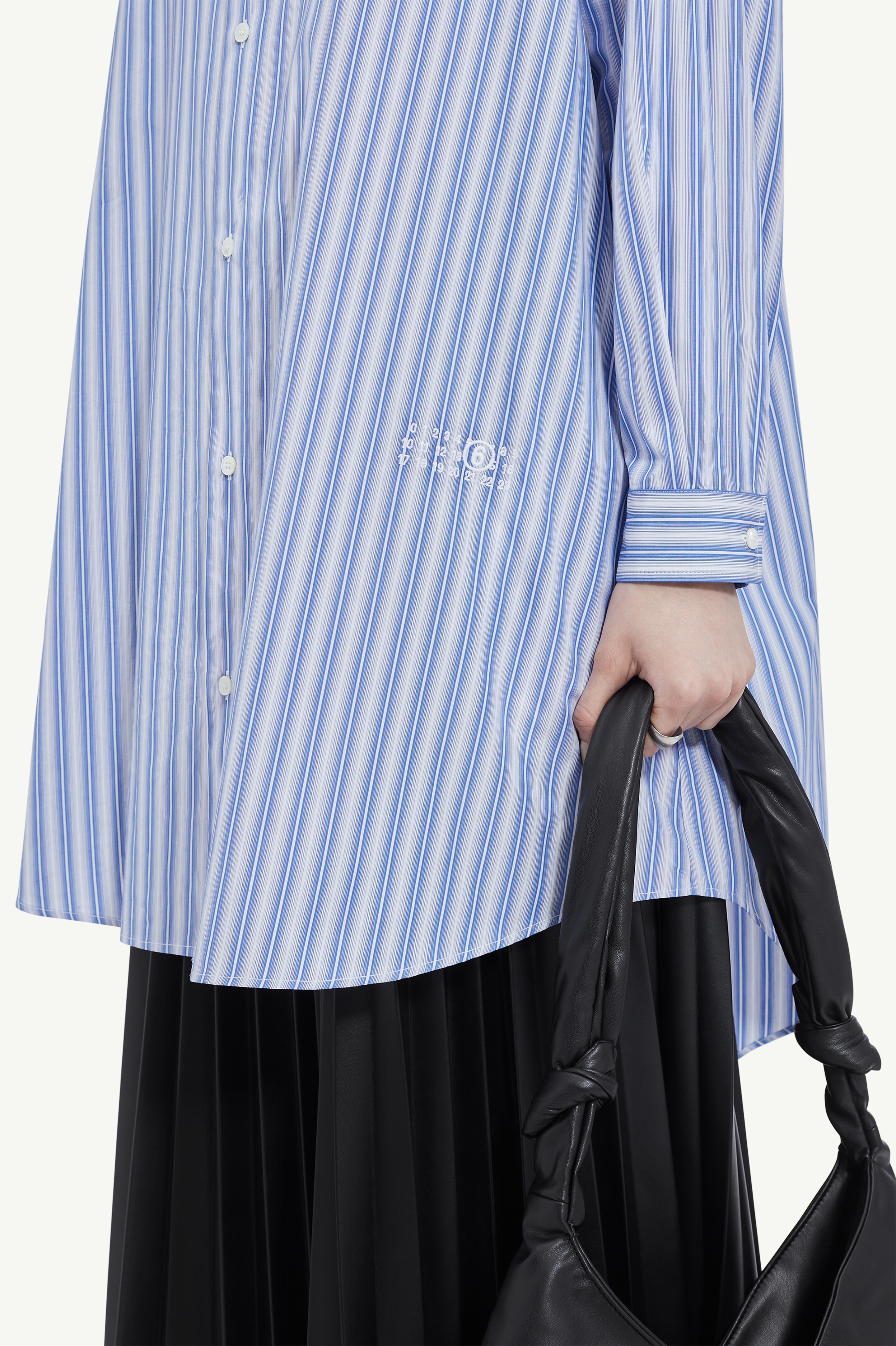 Striped shirt dress - 5