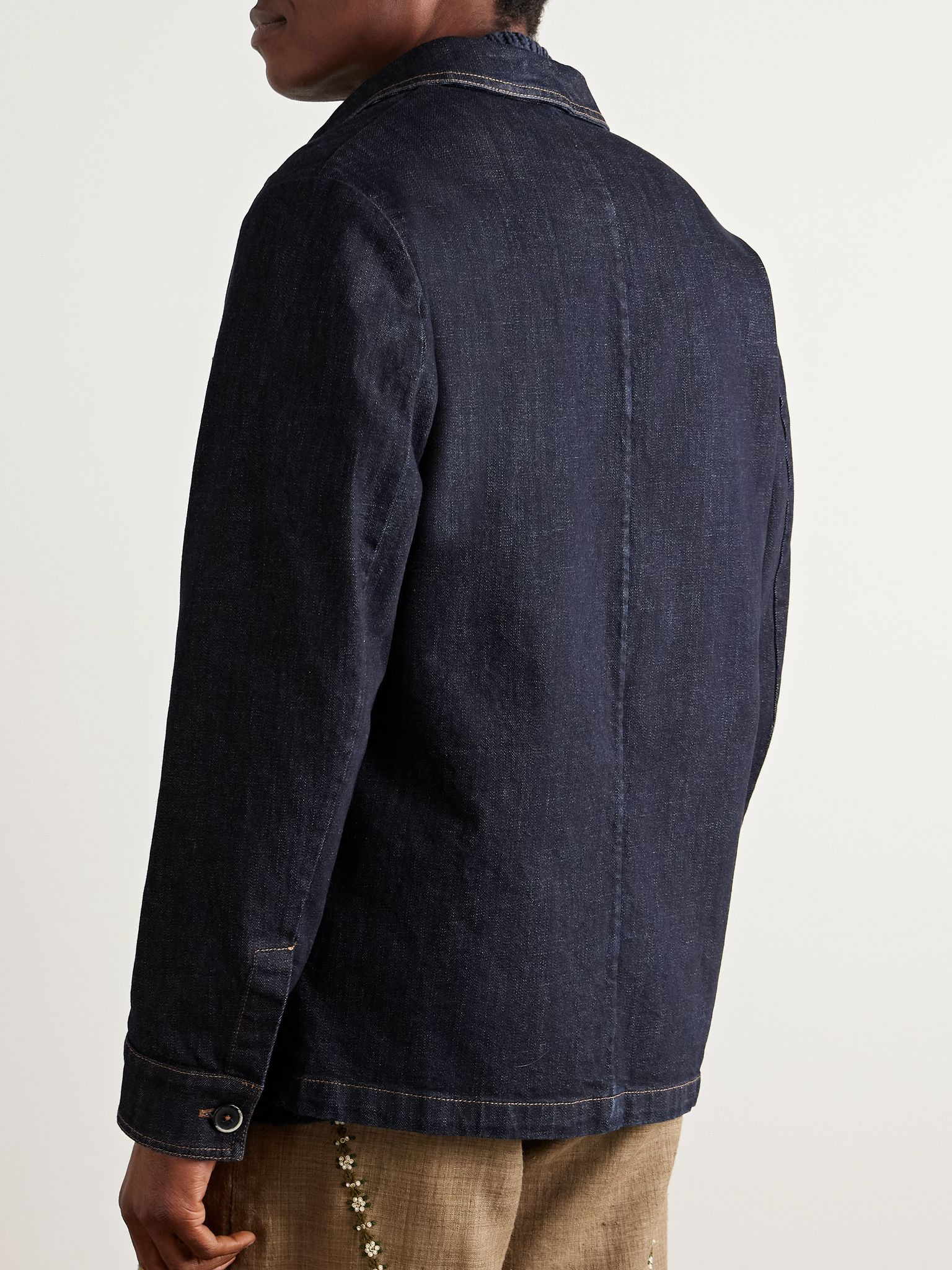 Orno Denim Overshirt Dark denim - 3