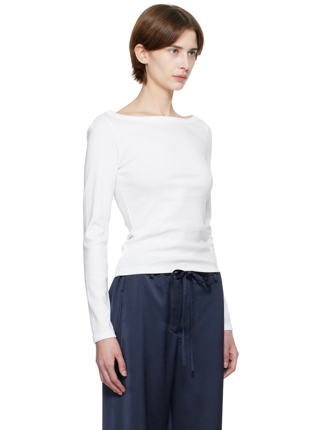 White Steffi Longsleeve T-shirt - 2