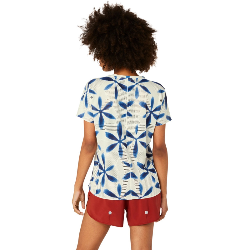 Asics METARUN SHIBORI SHORT SLEEVE TOP outlook