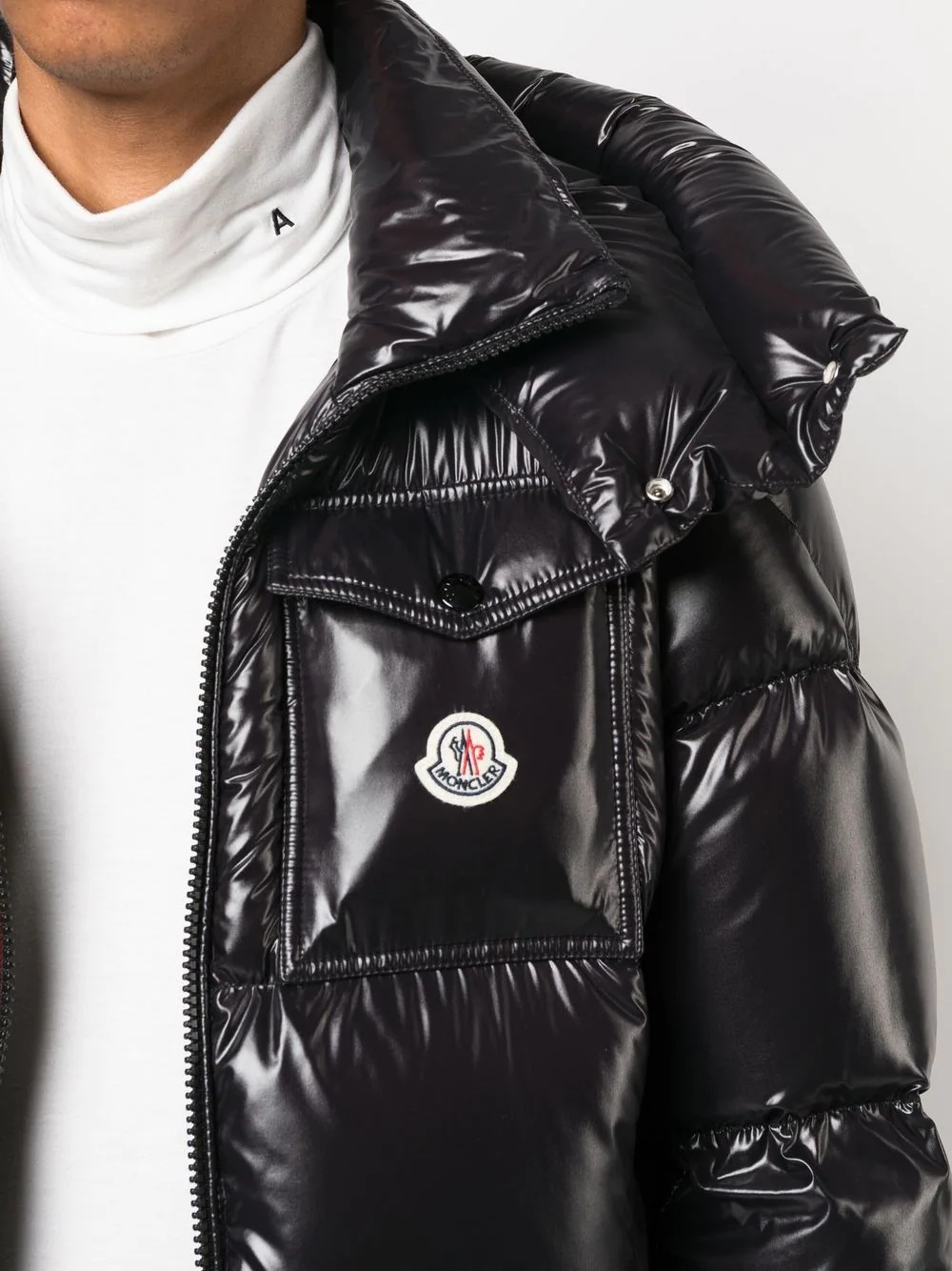 high-shine padded jacket - 5
