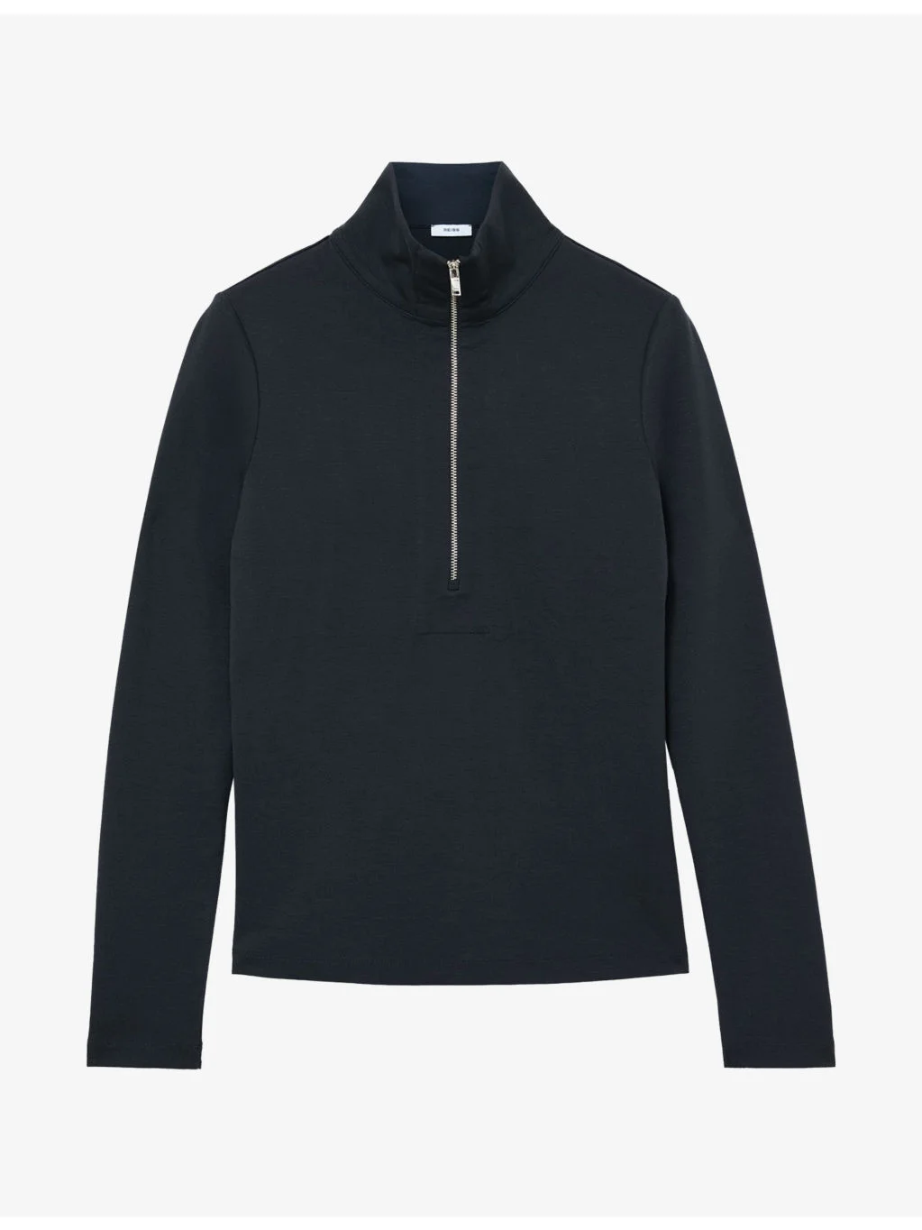 Ellie Half-Zip Stretch-Jersey Jumper - 1