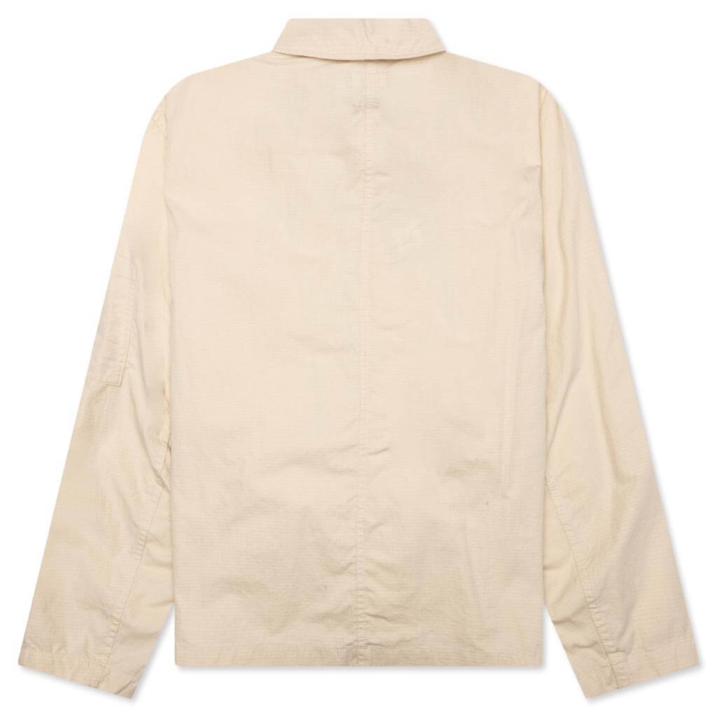 MILITARY L/S OVER SHIRT - BONE - 2