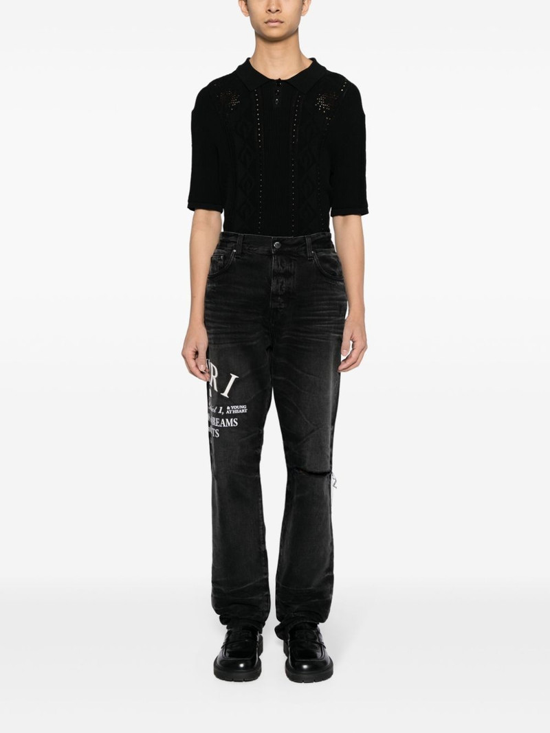 AMIRI Arts District straight-leg jeans outlook