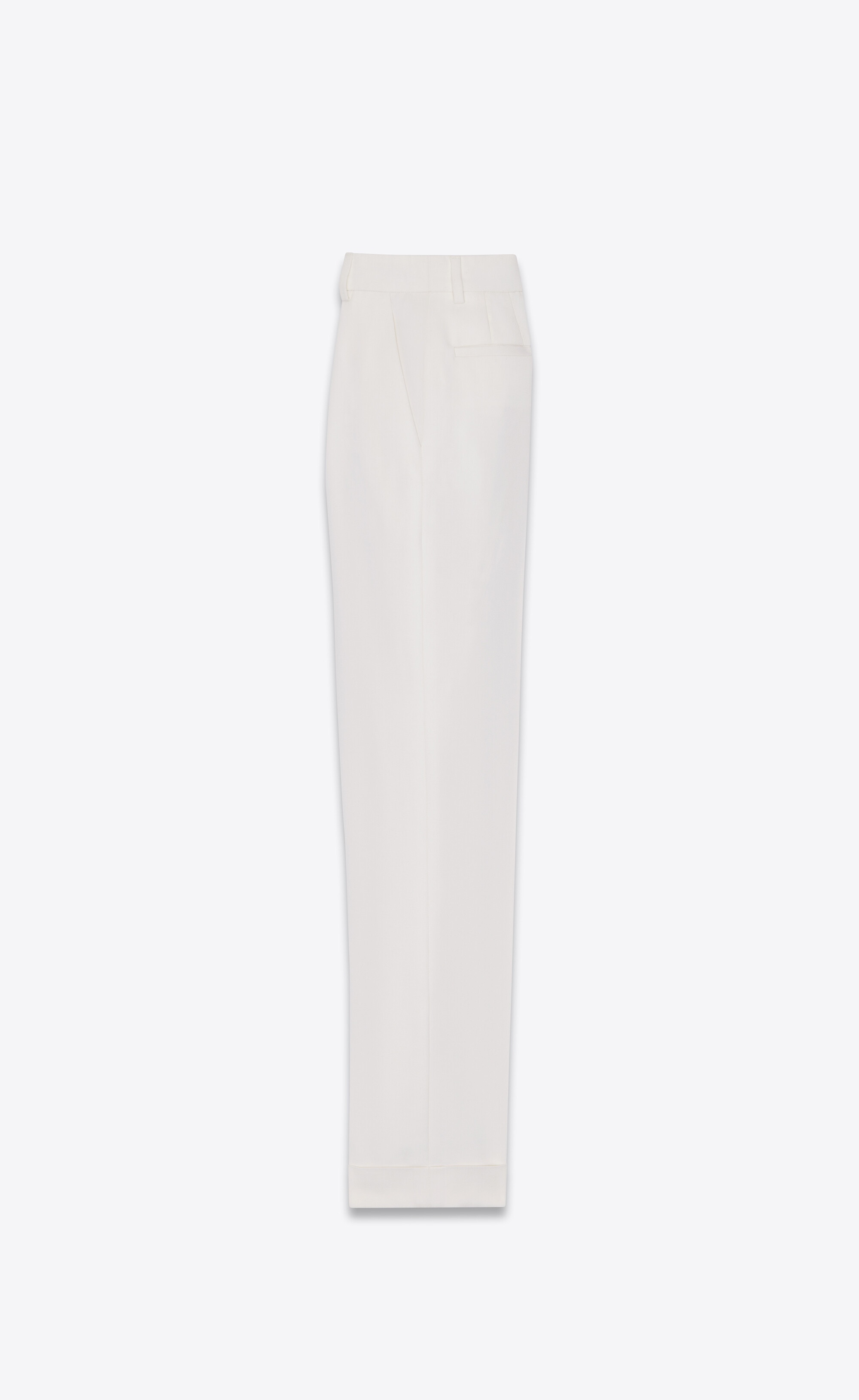 SAINT LAURENT loose-fit pants in grain de poudre