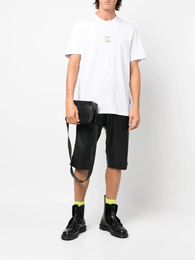 MSGM embroidered-logo detail T-shirt outlook