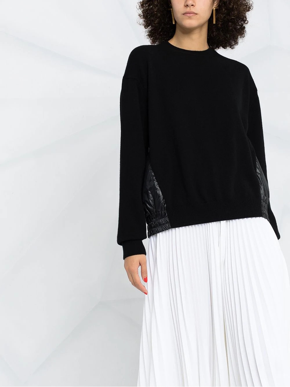 contrast panel sweatshirt - 5