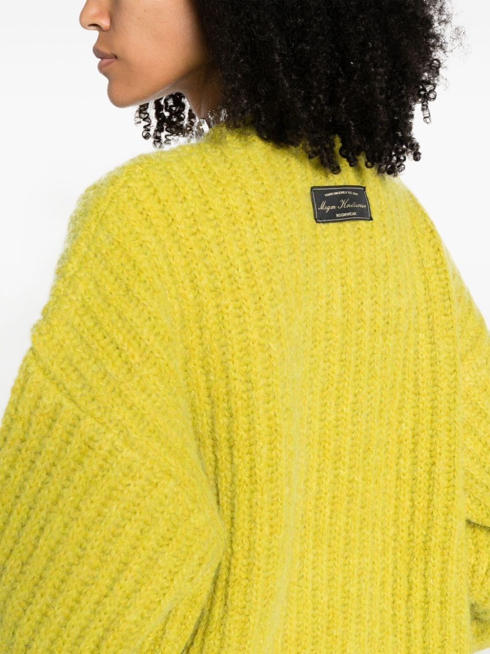 chunky-knit crew-neck jumper - 5