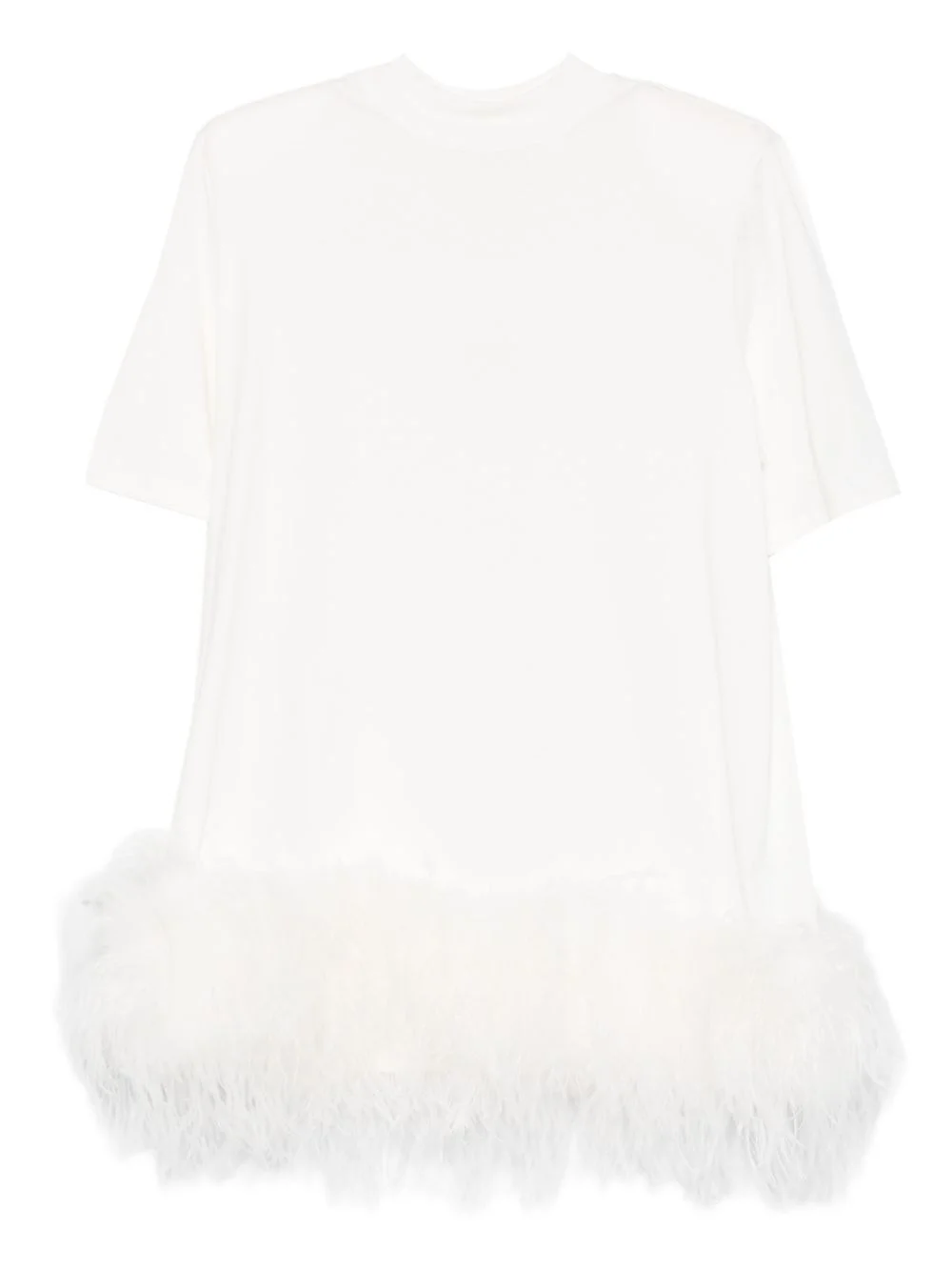Feathered short dress - 1