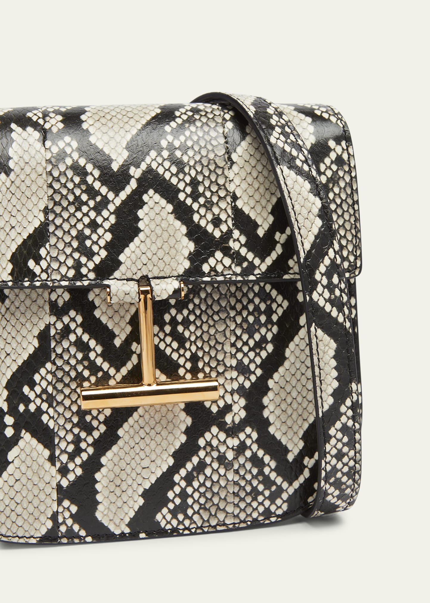 Tara Mini Crossbody Bag in Python-Printed Leather - 5