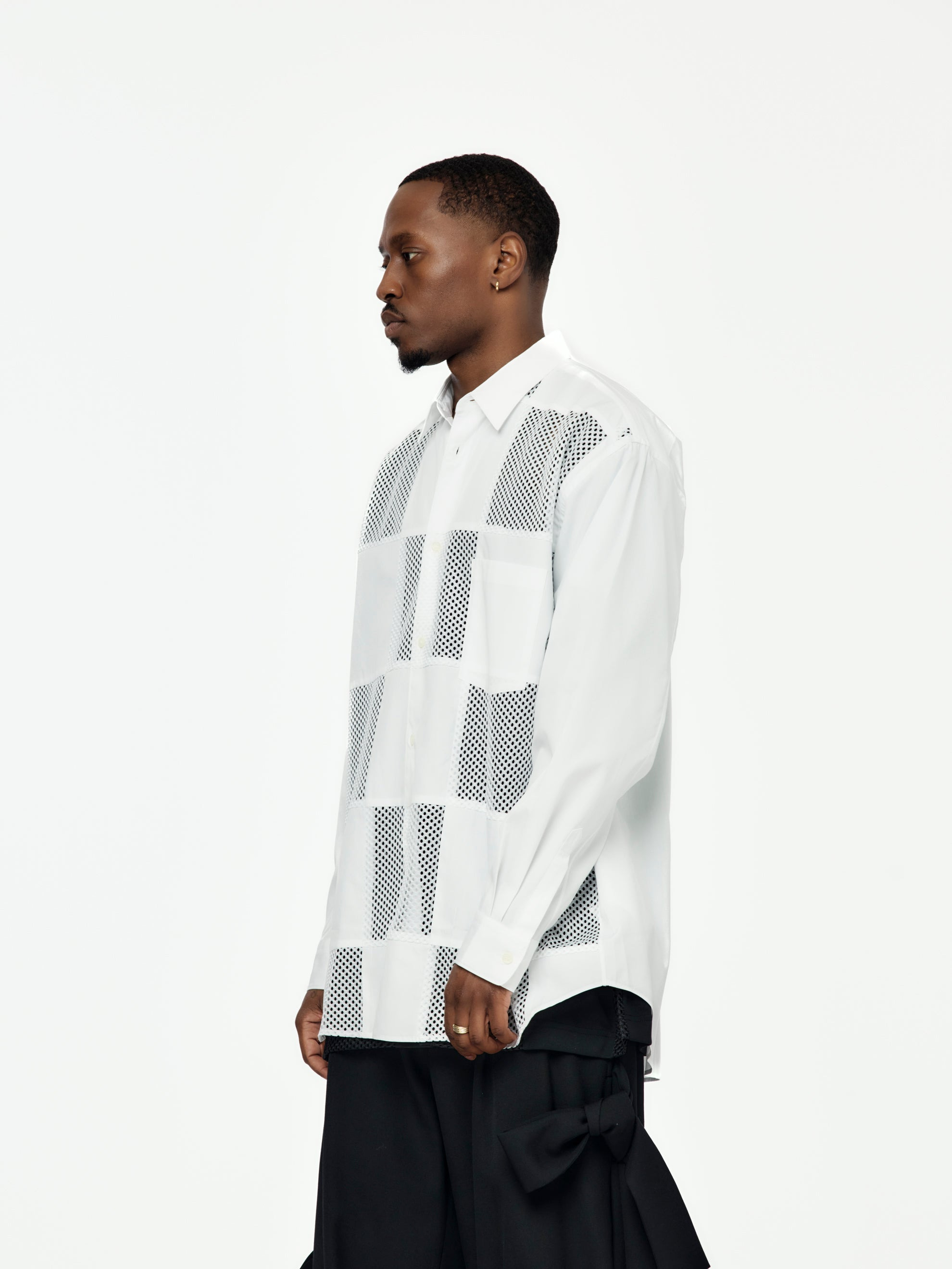 HOMME PLUS SHIRT (WHITE / WHITE) - 2