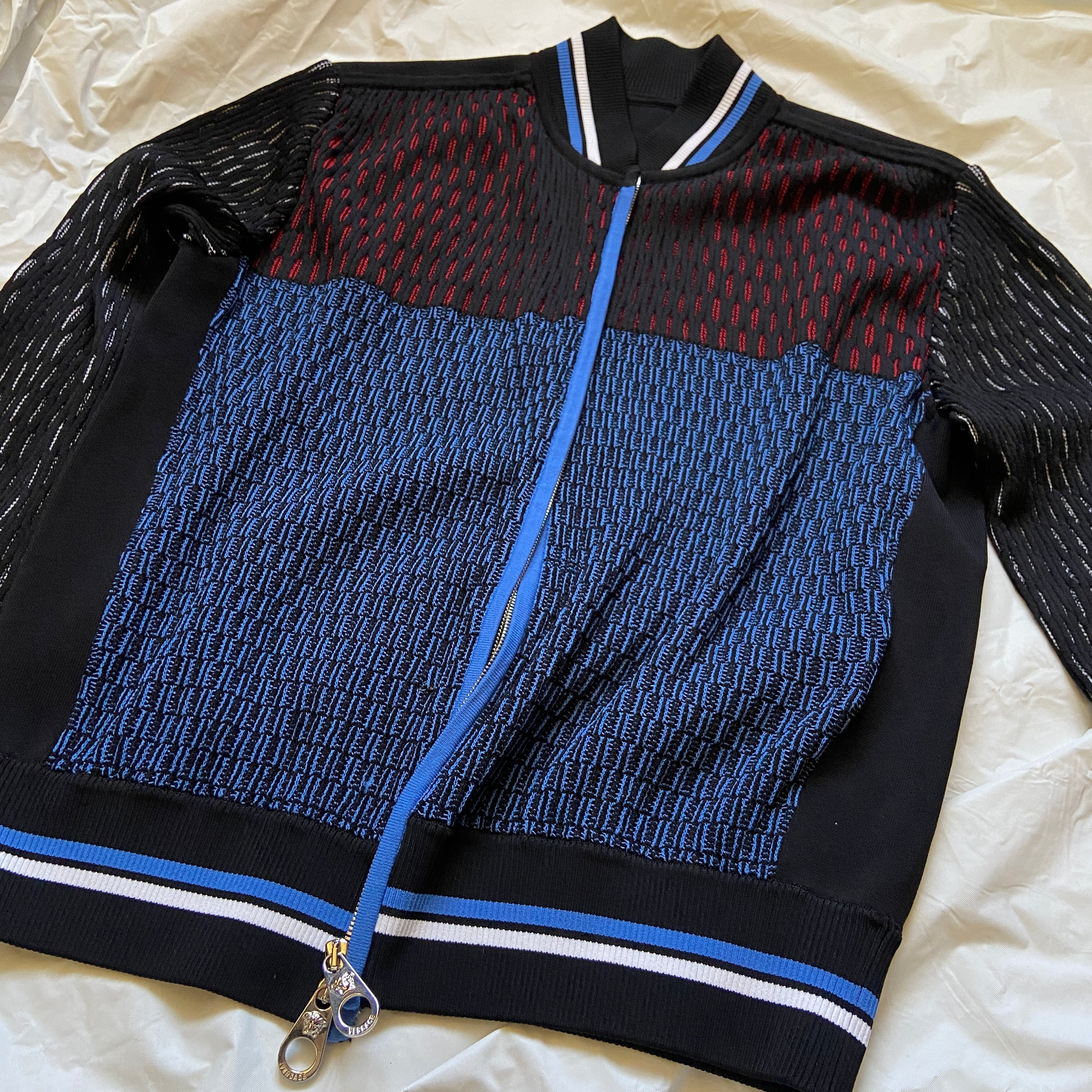 Versace 2015 stretch knit jacket L - 4