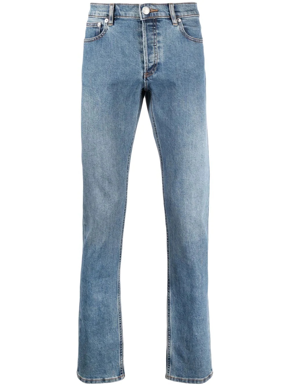 mid-rise slim-fit jeans - 1