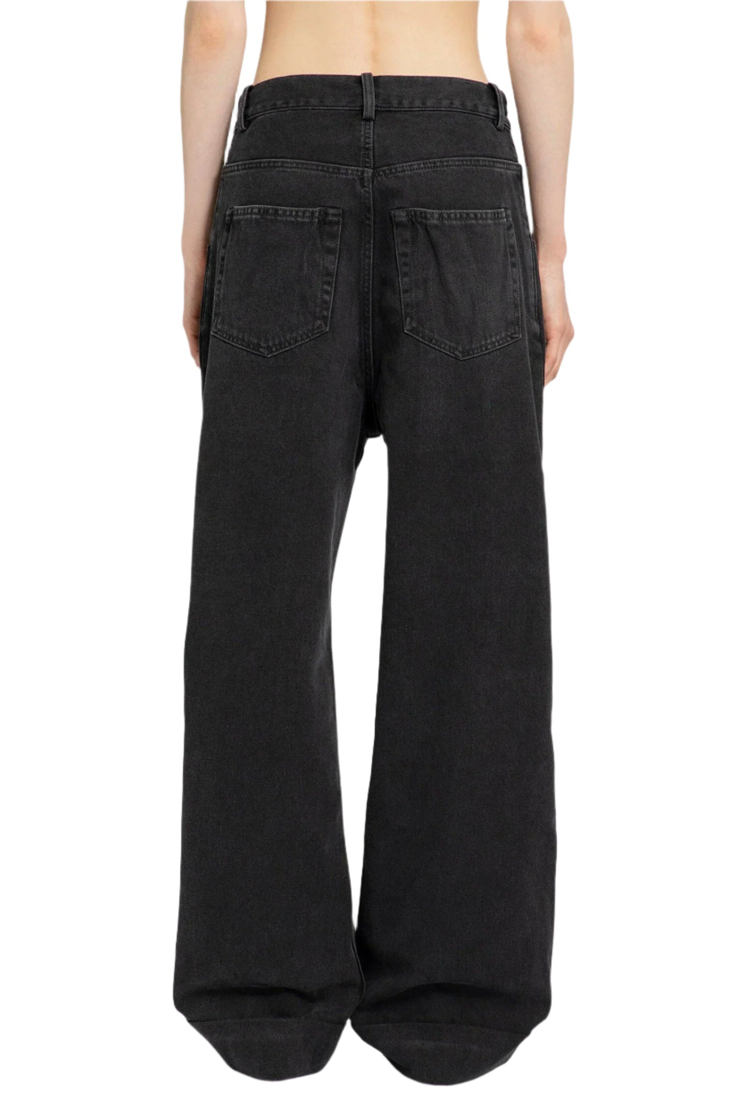 ANN DEMEULEMEESTER WOMAN GREY JEANS - 3