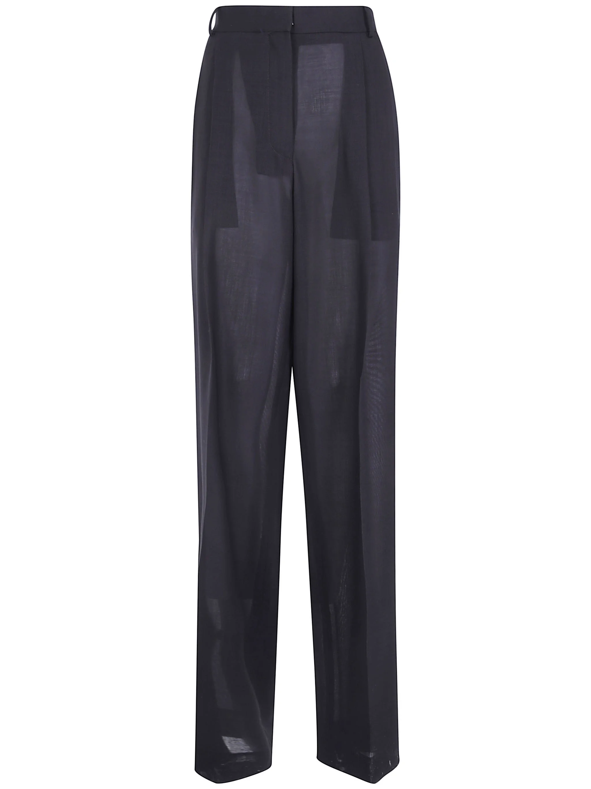 Pants Pleated Straight "Espresso" - 1