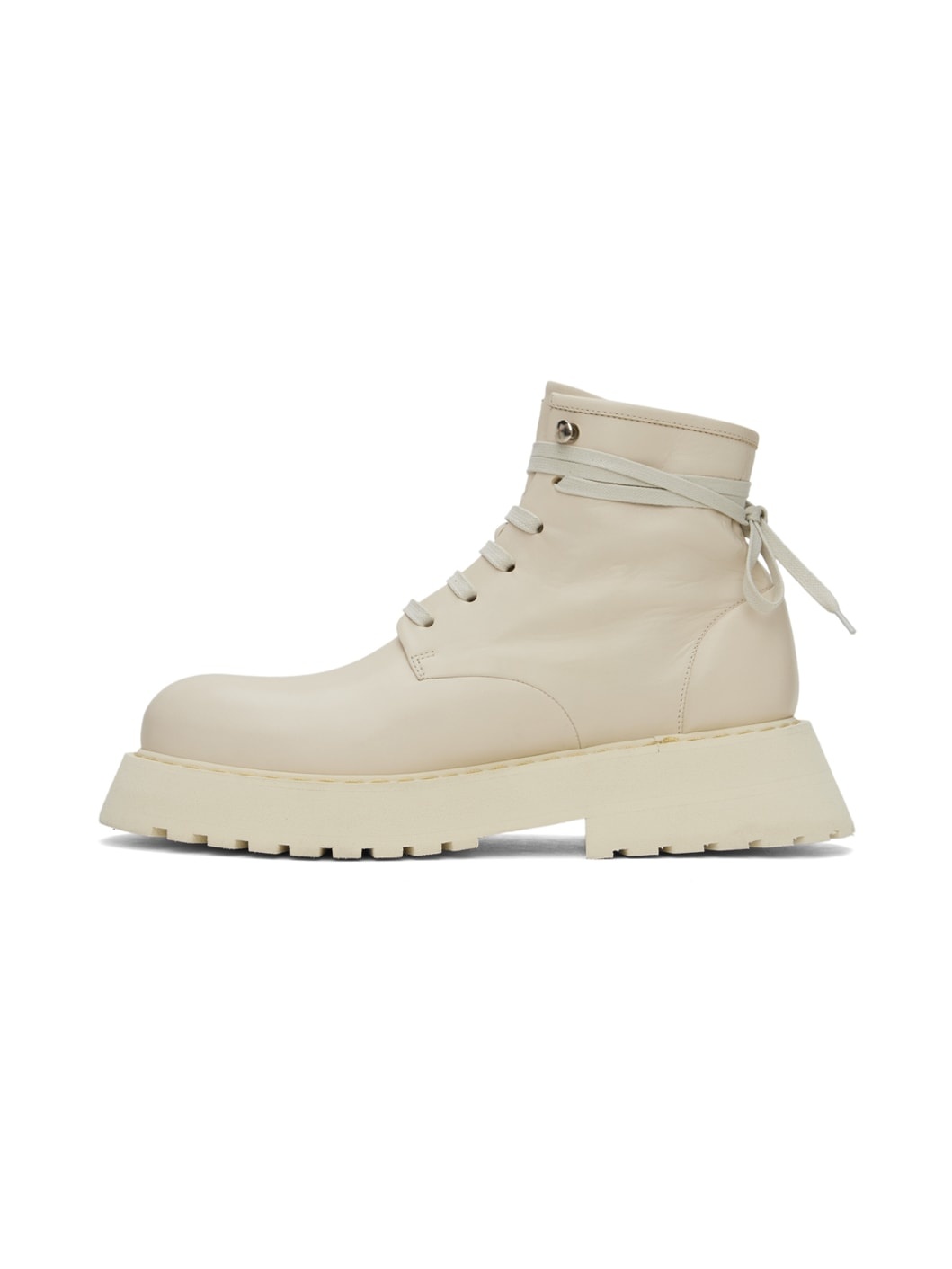 Off-White Micarro Lace-Up Ankle Boots - 3