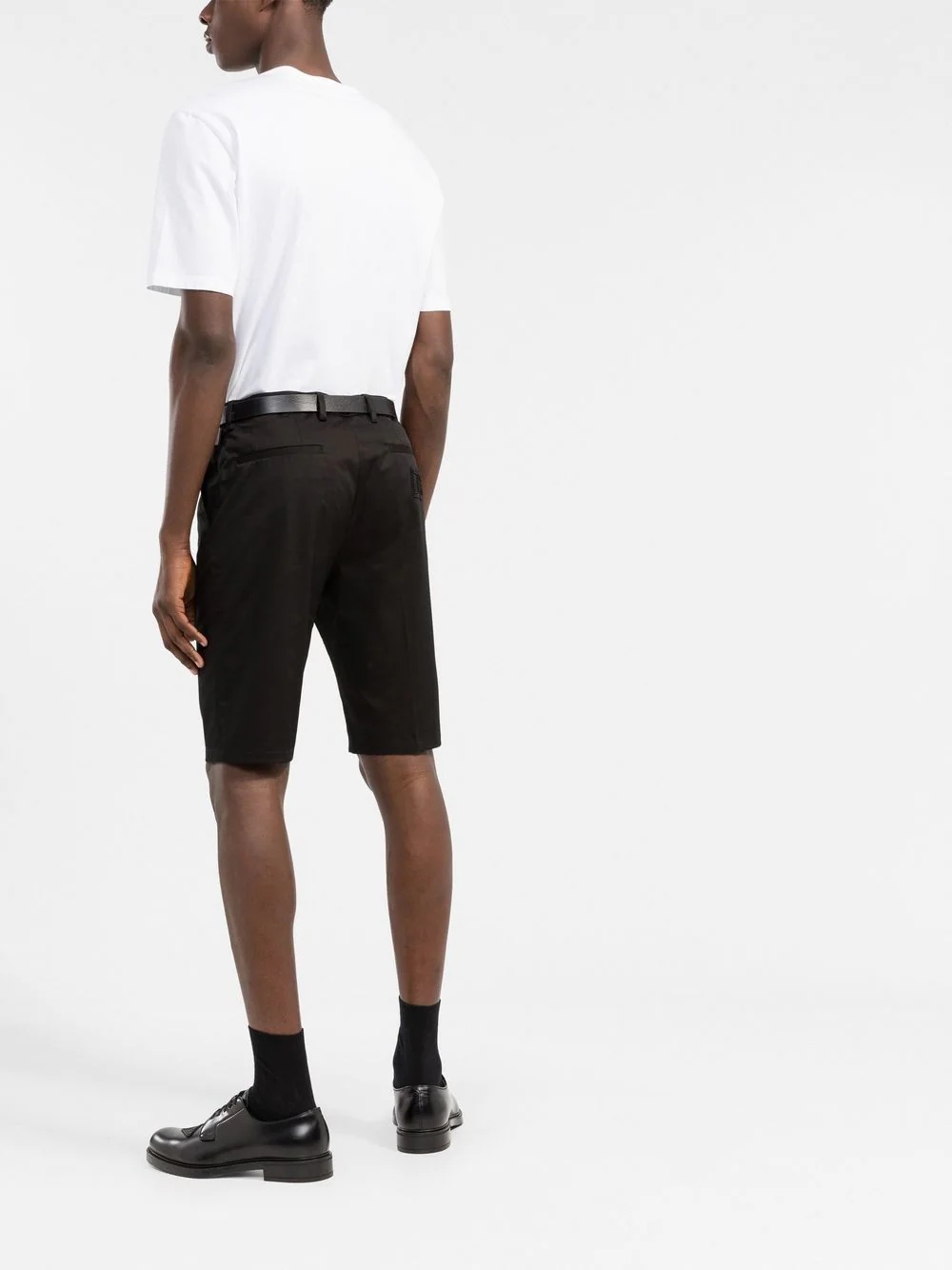 knee-length tailored shorts - 4