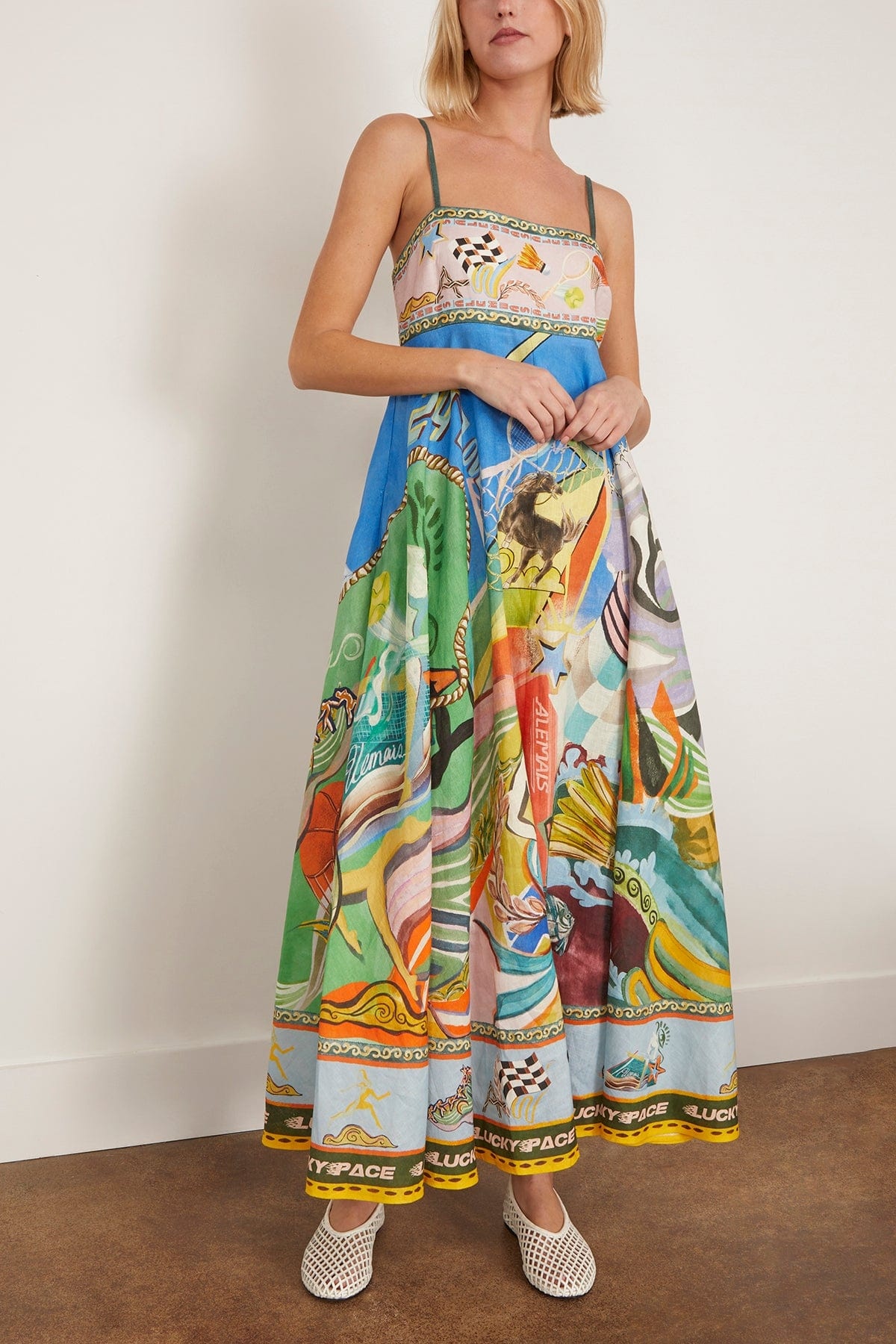 Lucky Pace Sundress in Multi - 3
