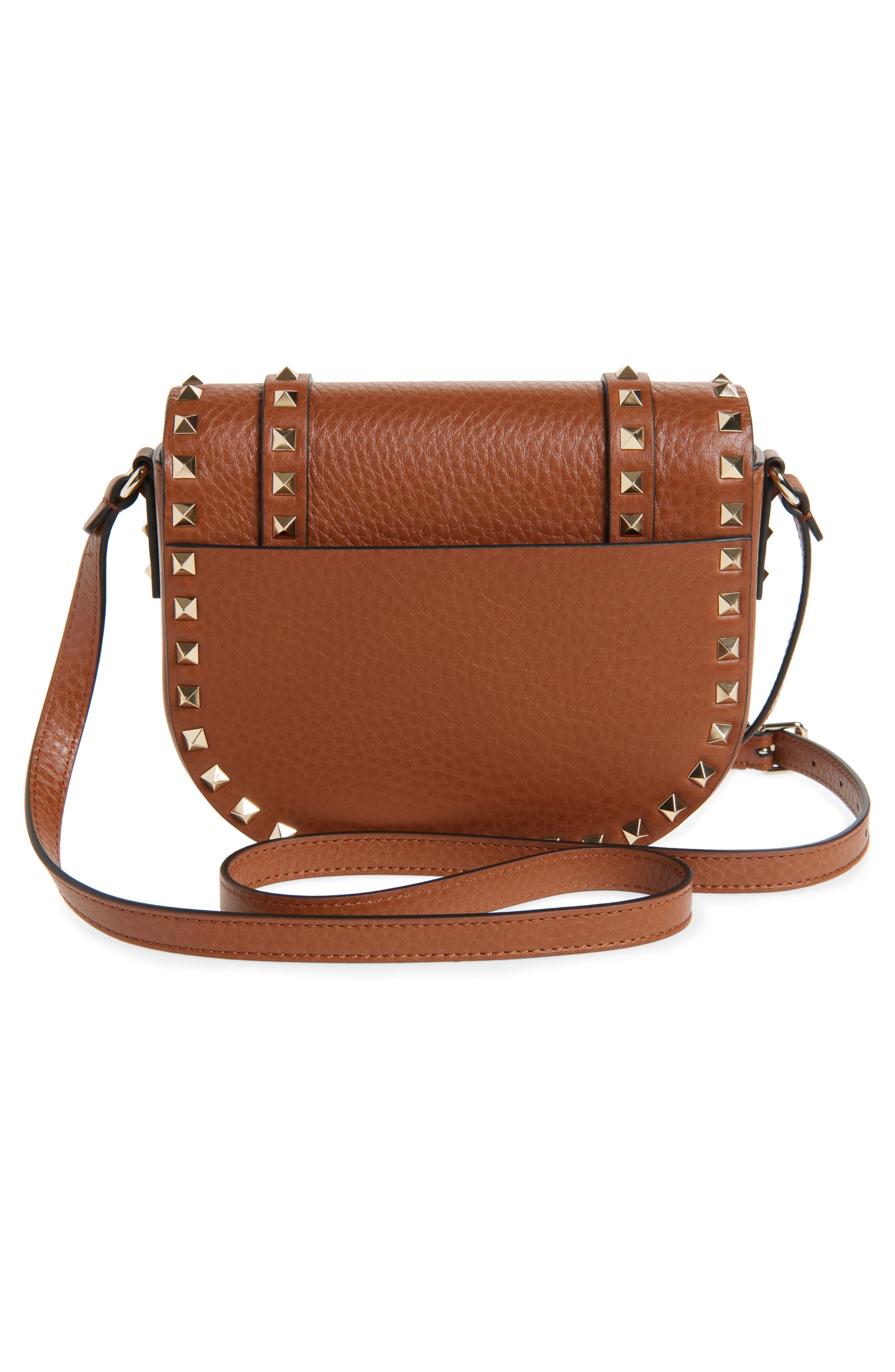 Valentino Garavani Small Rockstud Saddle Crossbody Bag at Nordstrom - 3