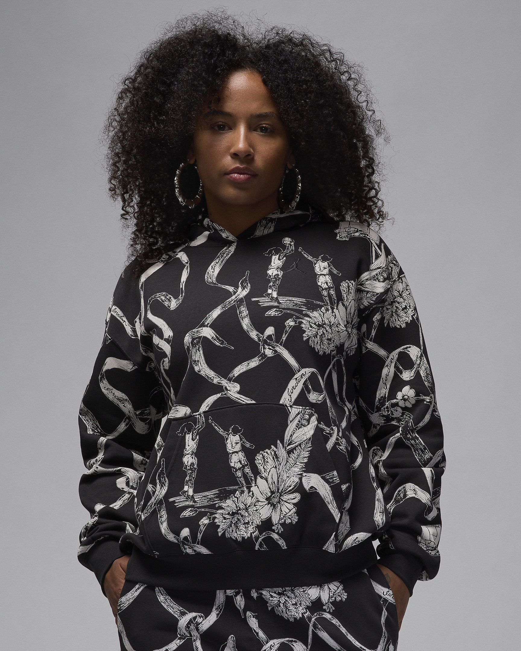 Jordan Brooklyn Fleece Women's Printed Pullover - 2