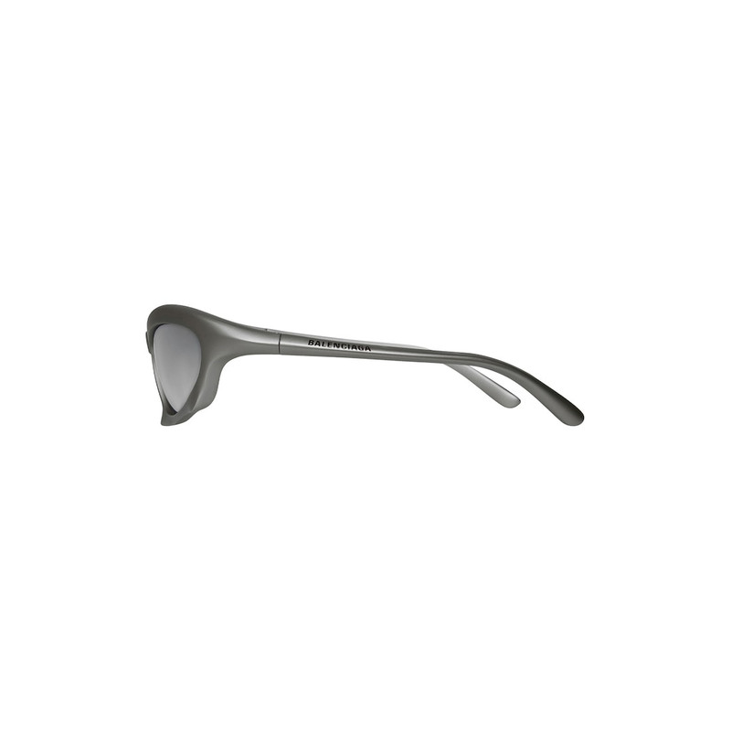 Bat Rectangle Sunglasses in Silver 3