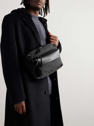 Jil Sander Leather-Trimmed Nylon Messenger Bag outlook