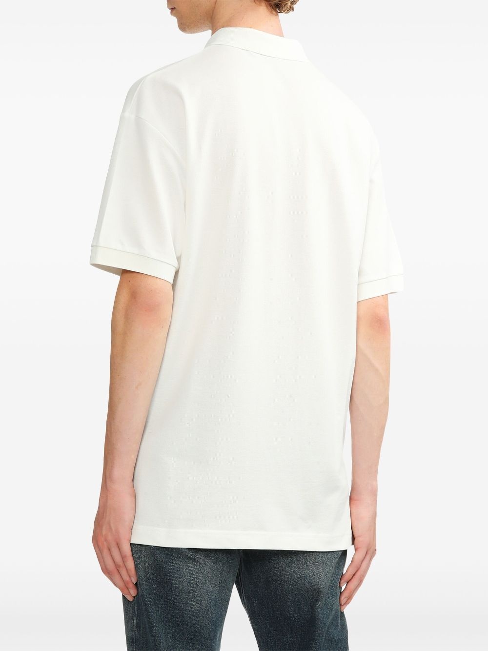 logo print polo shirts - 4