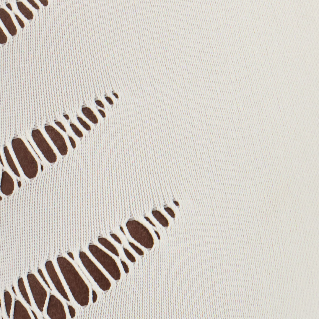 White Cut-Out Leggings - 5