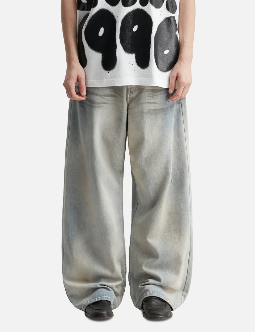 Acne Studios 1981M BAGGY FIT JEANS | hbx | REVERSIBLE