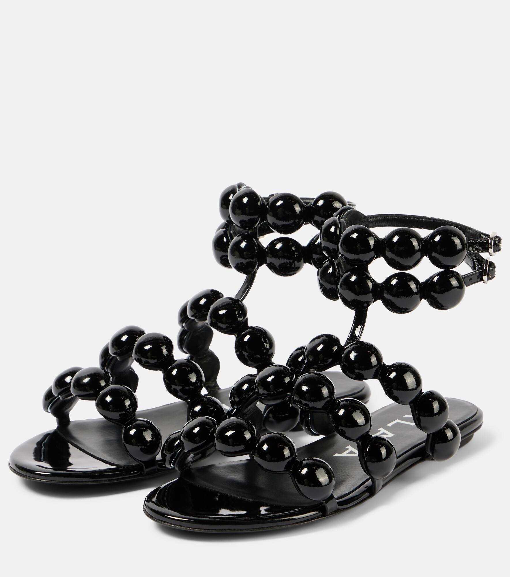 Sphere leather sandals - 4