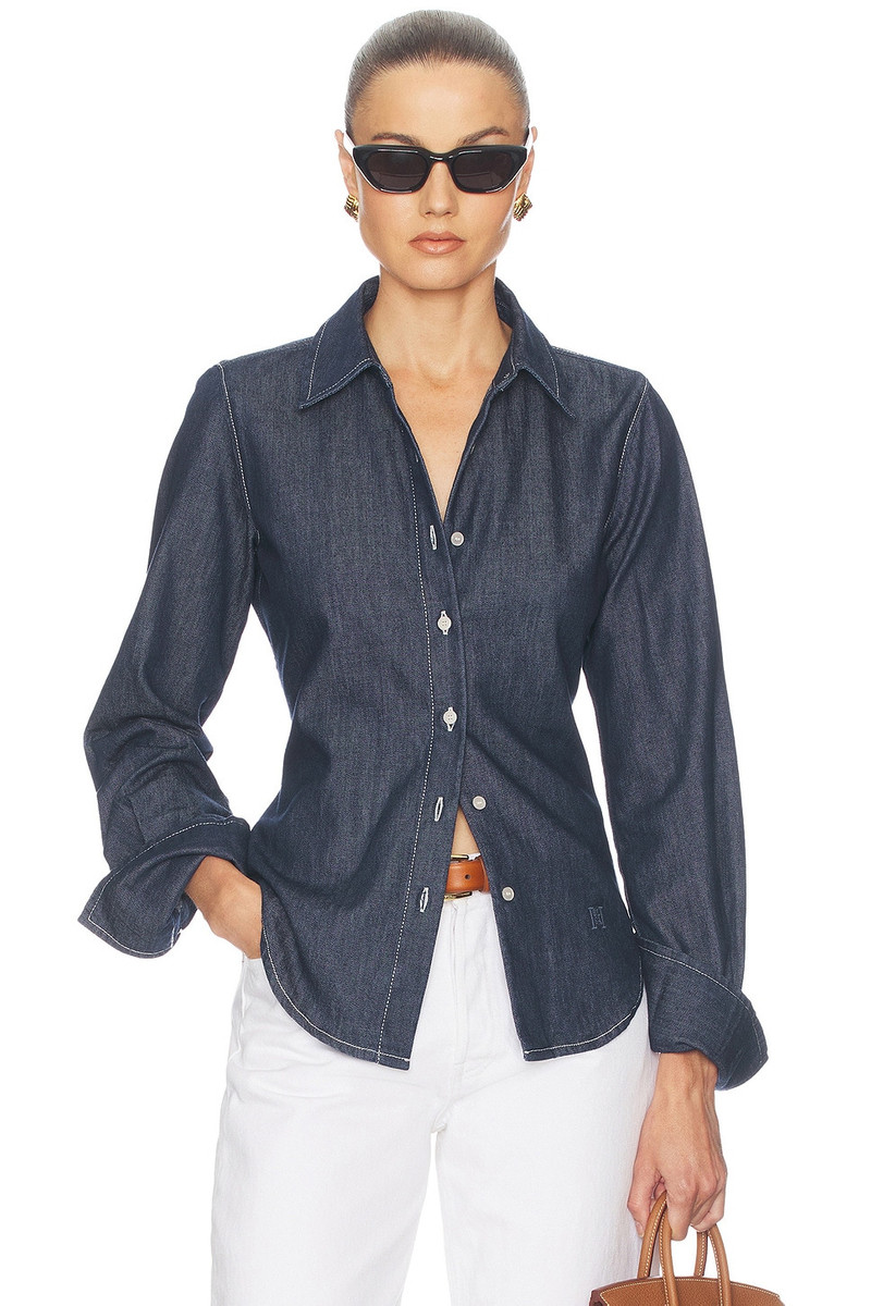 Denim Fitted Shirt 1