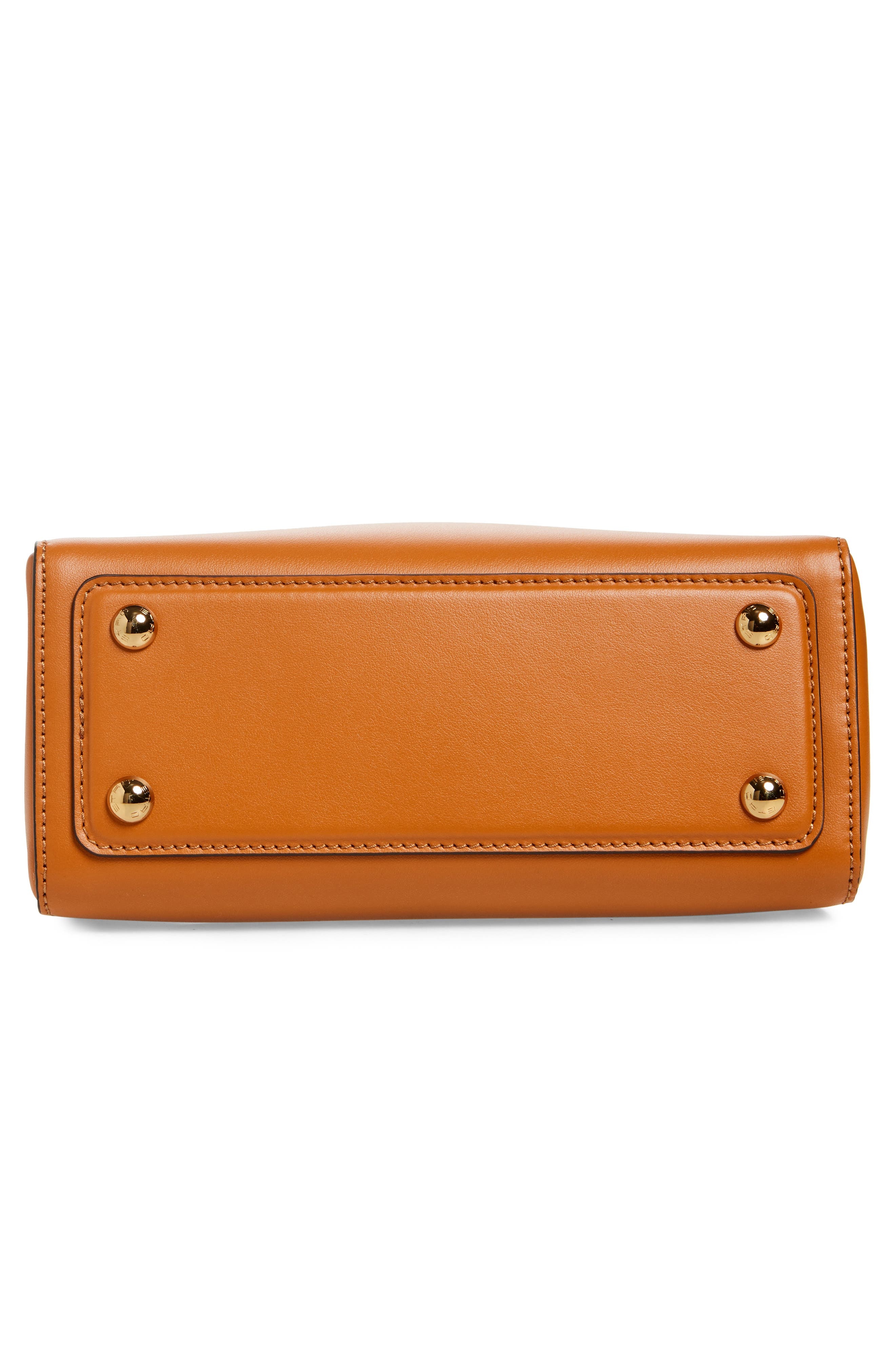 Etro Small Vela Leather Shoulder Bag in Arancione at Nordstrom - 6