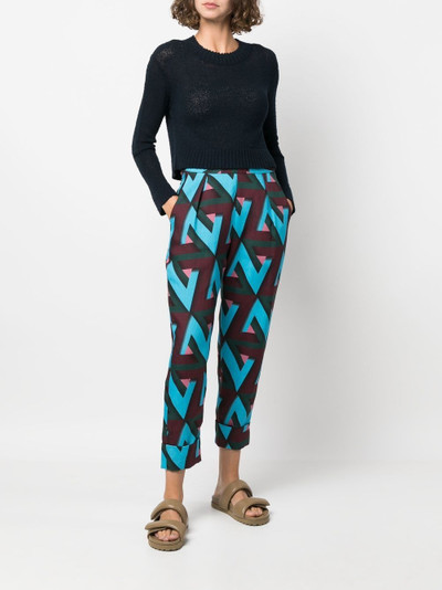 RACHEL COMEY Westside abstract-print trousers outlook