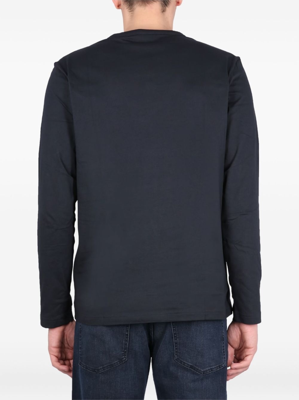 logo-detail long-sleeve T-shirt - 3