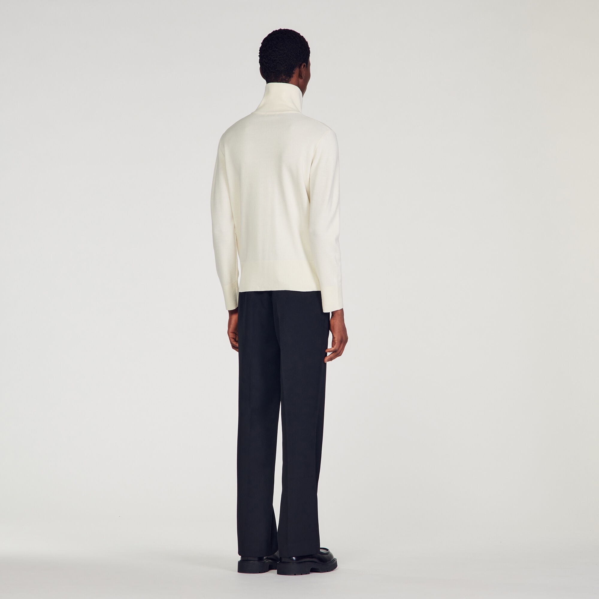 ZIP-UP WOOL CARDIGAN - 6