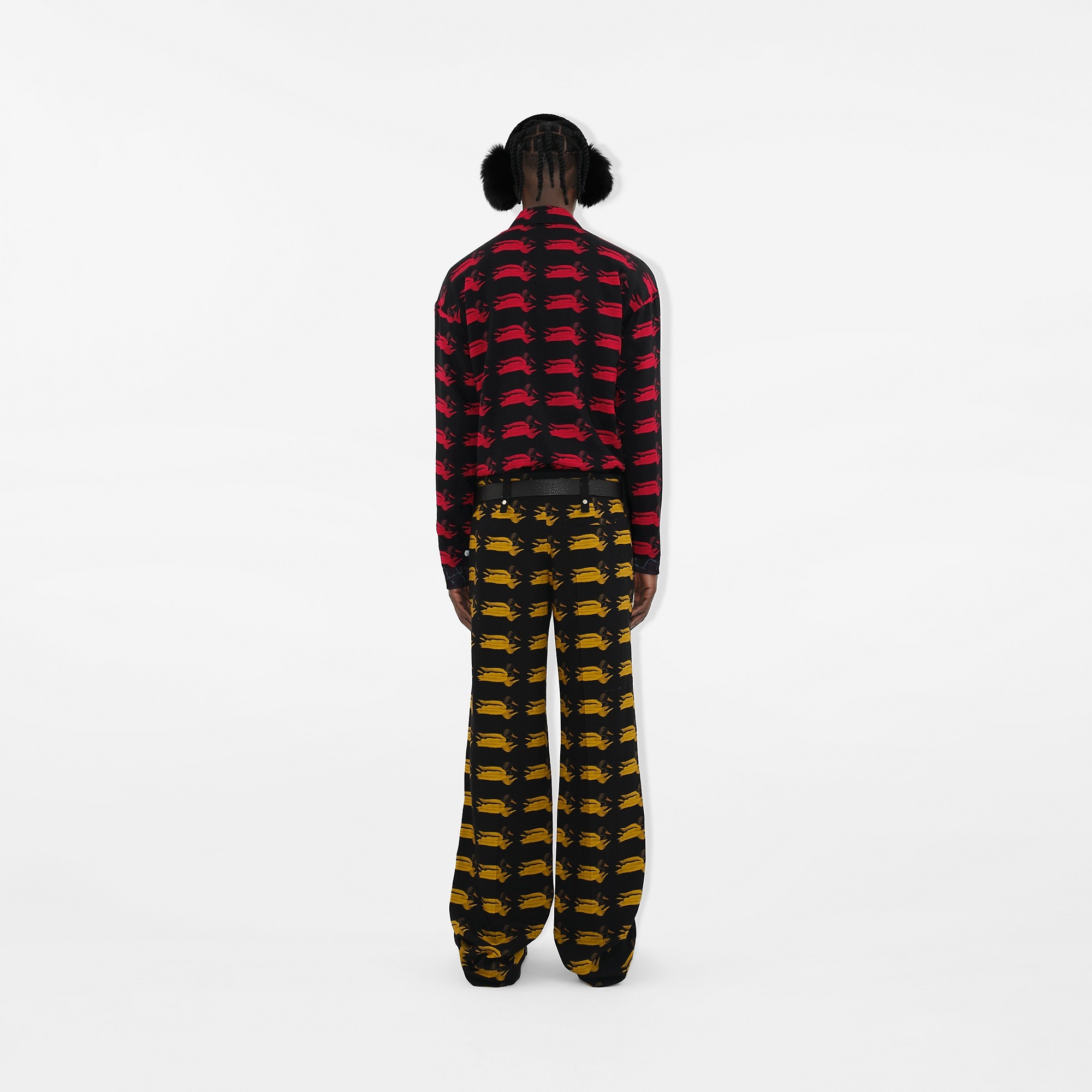 Duck Print Wool Shirt - 4