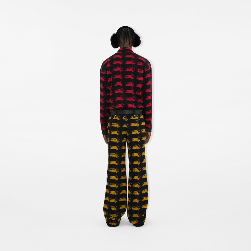 Duck Print Wool Shirt 4