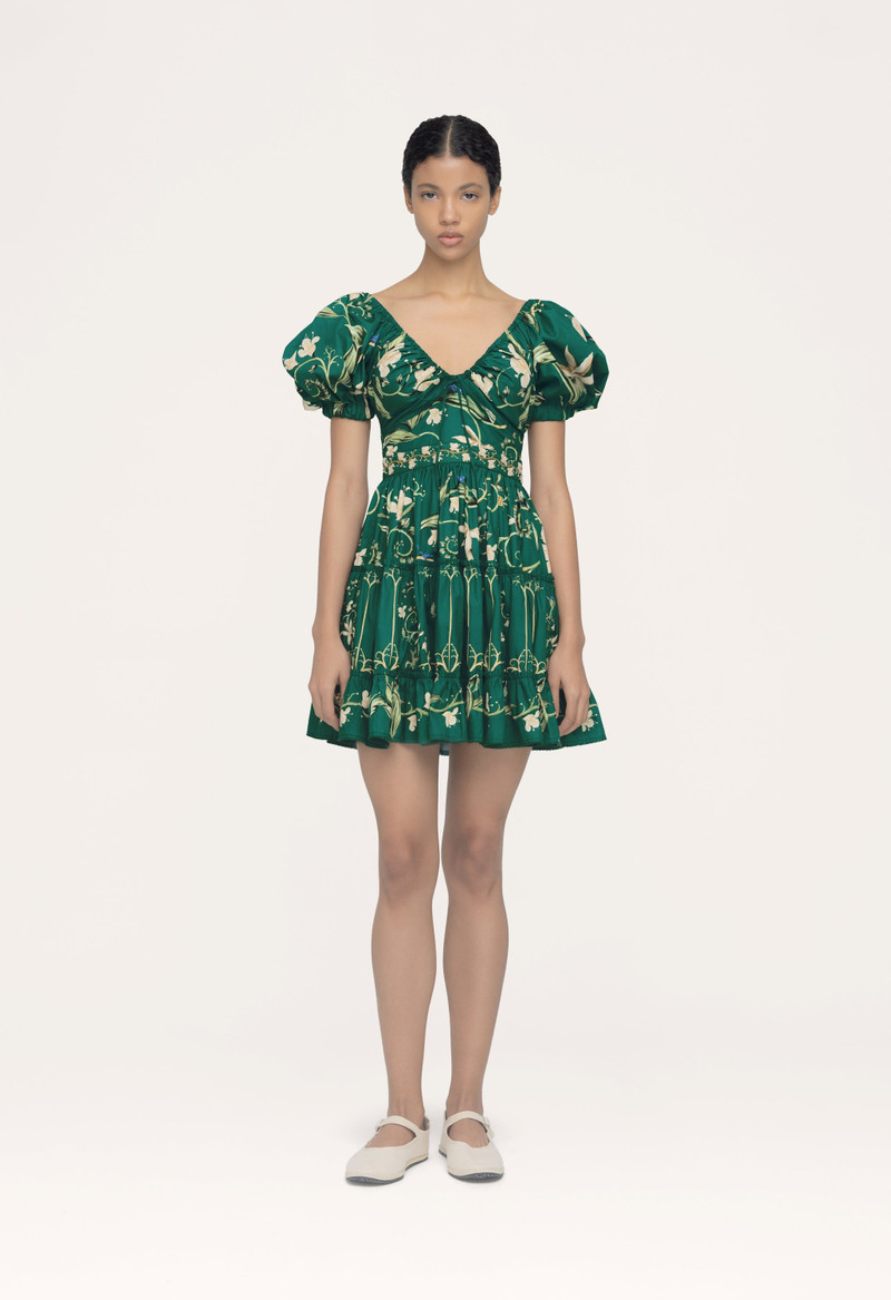 Agua by Agua Bendita Manzanilla Esmeralda Mini Dress outlook