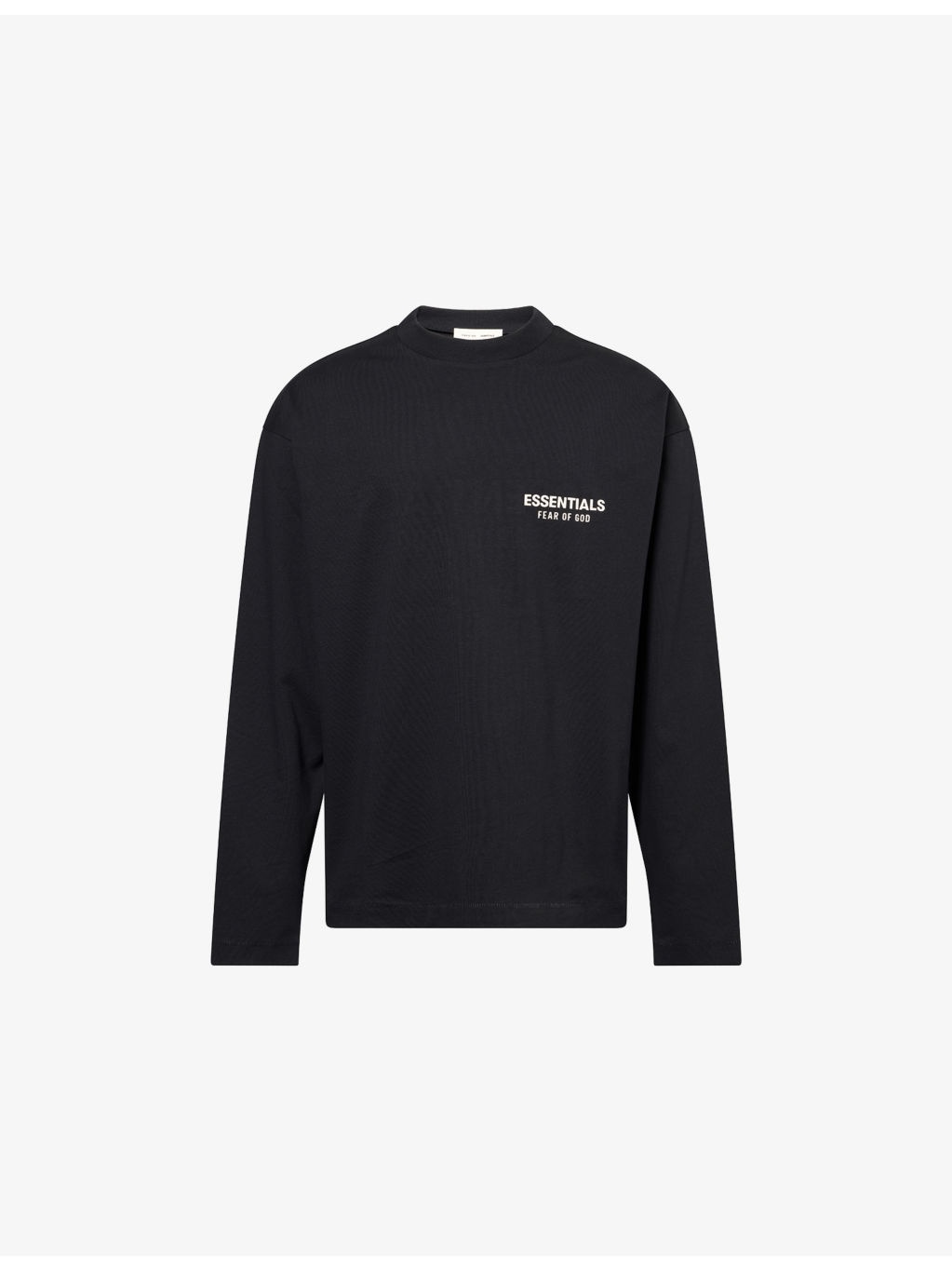 Logo-Embellished Long-Sleeve Cotton T-Shirt - 1
