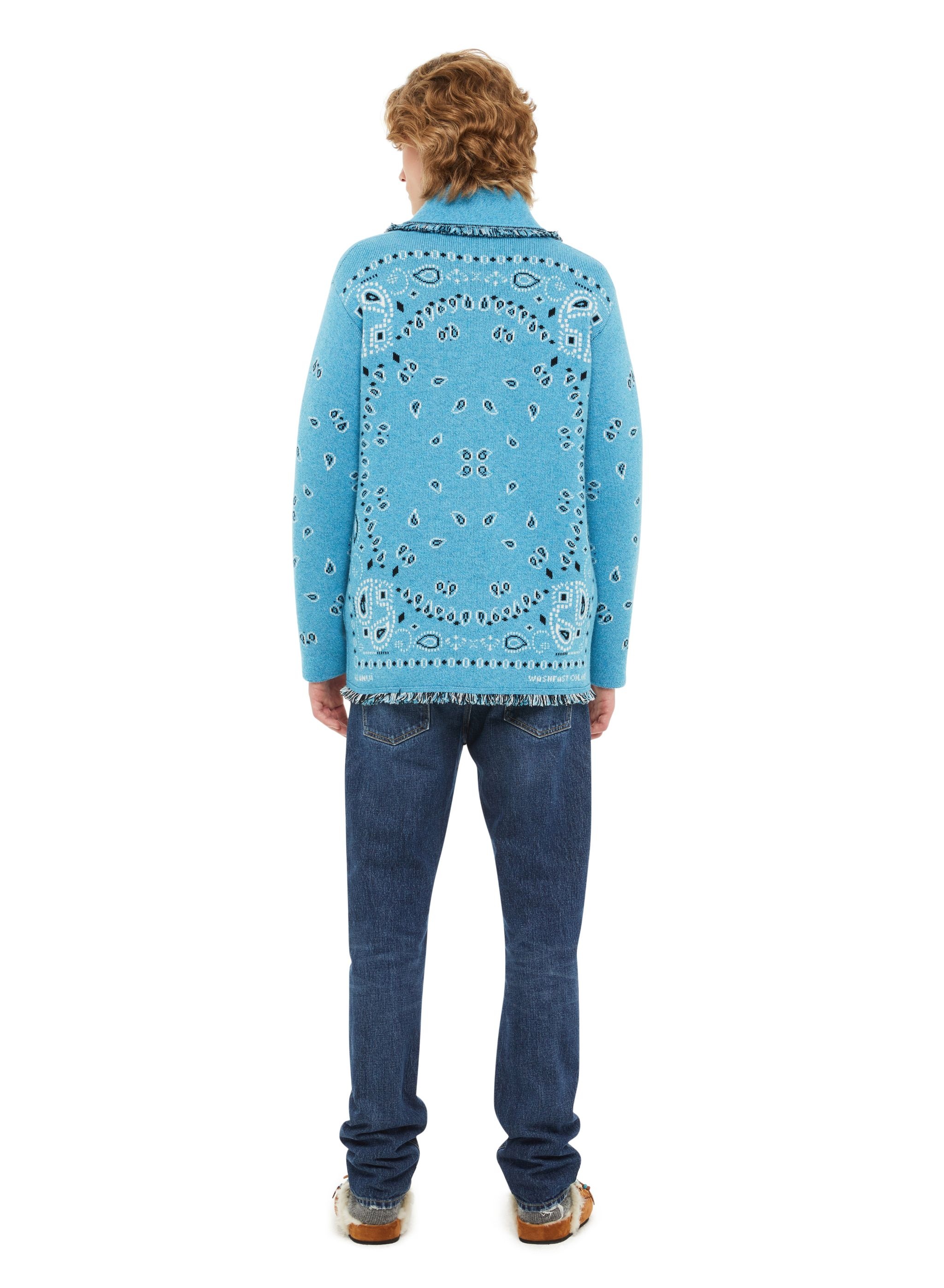 Bandana Jacquard Cardigan - 6
