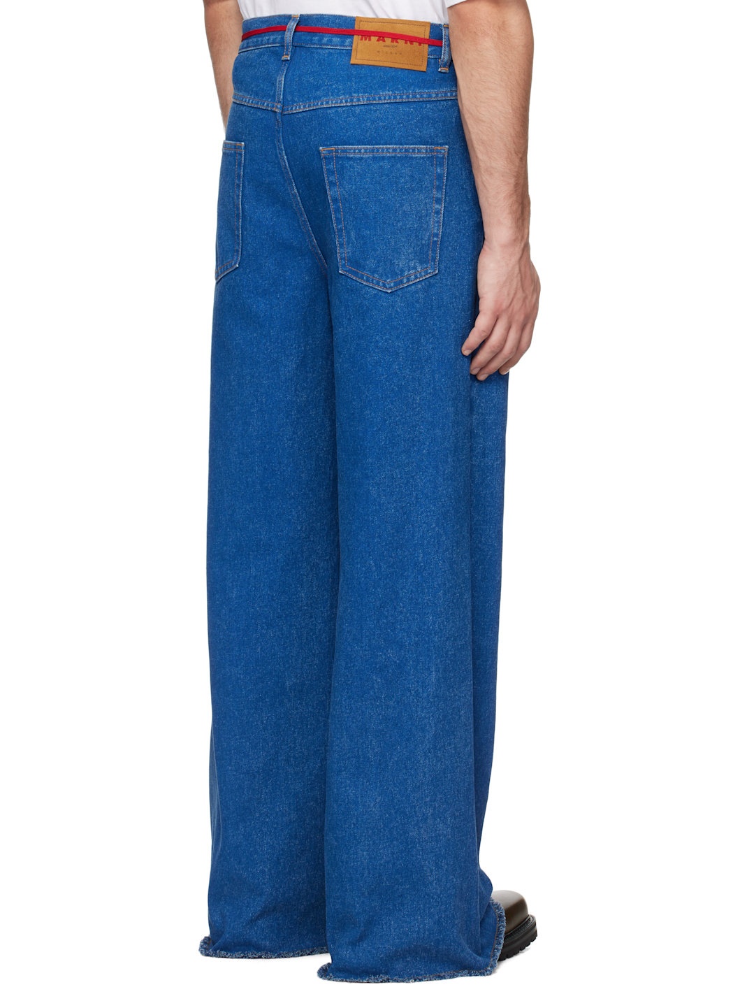 Blue Low-Rise Jeans - 3