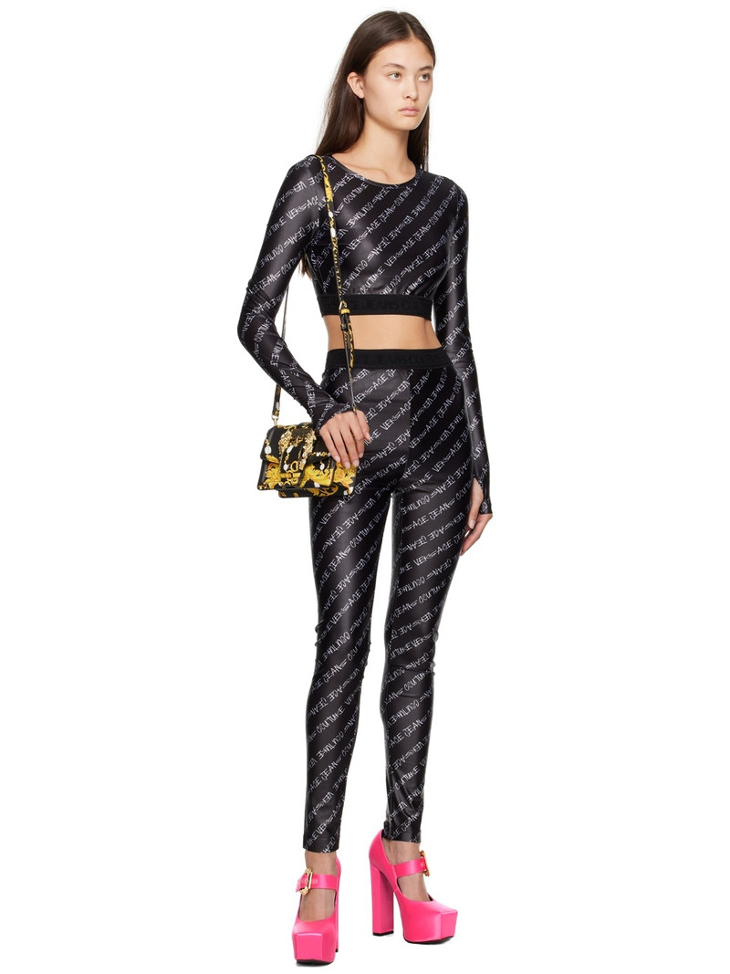 Black & Gold Chain Couture Bag 4