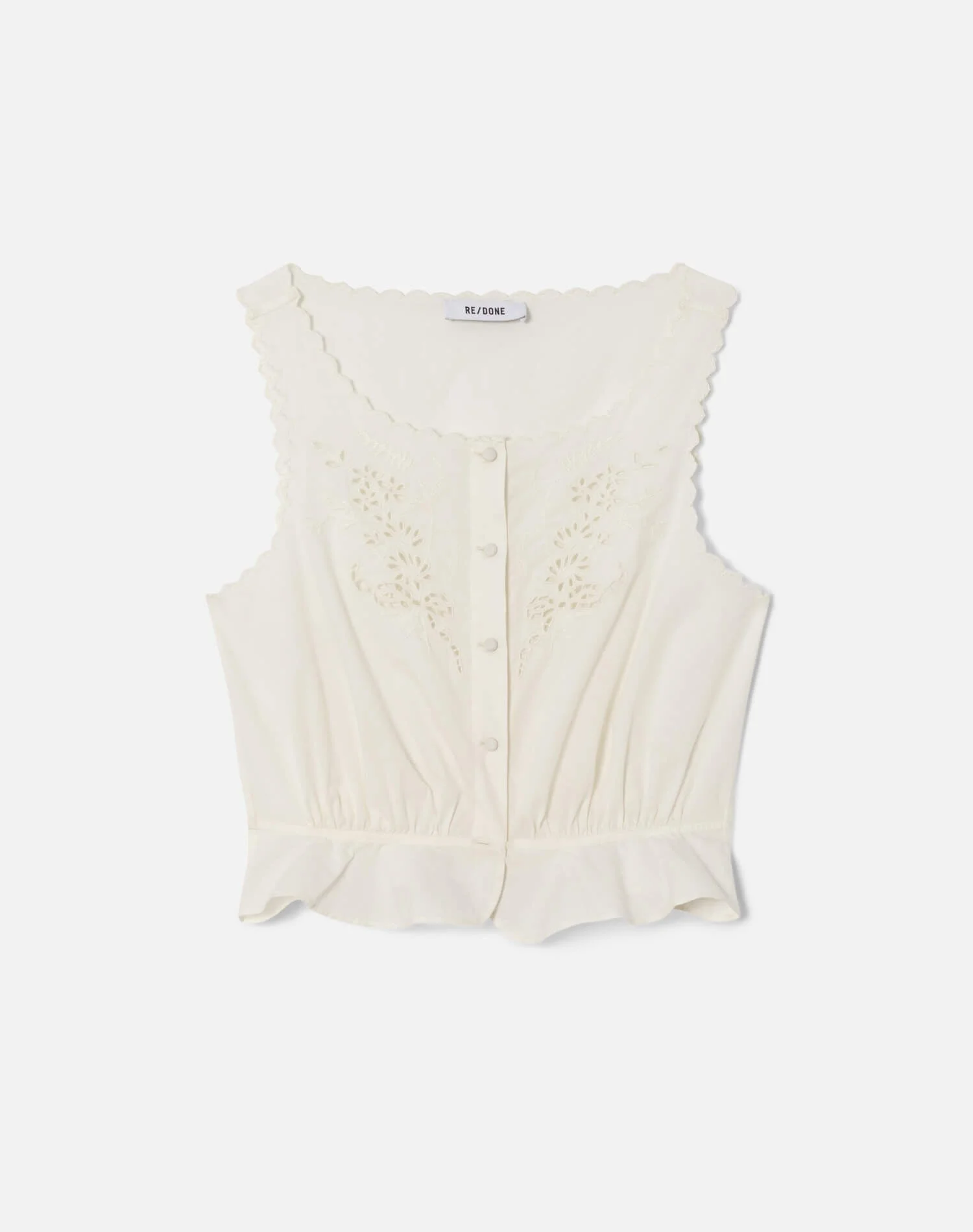Jerry Tank Blouse - Vintage White - 1