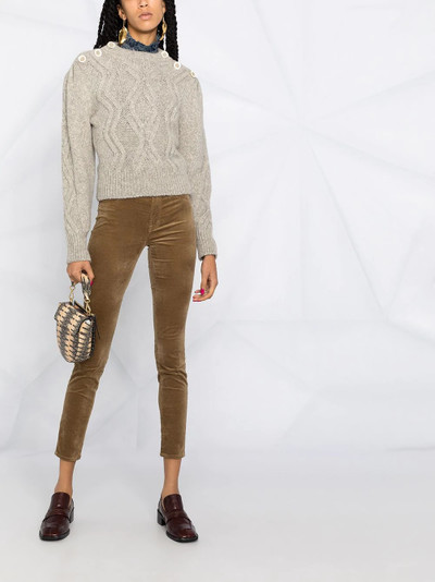 Isabel Marant button-shoulder knitted jumper outlook