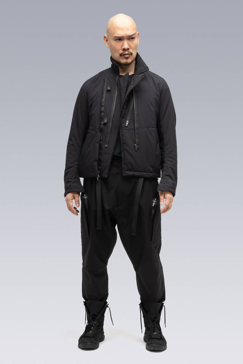 J68-PL 2L Gore-Tex InfiniumTM Windstopper® Rider 재킷 검정 - 1